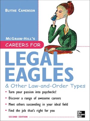 cover image of Careers for Legal Eagles & Other Law-and-Order Types